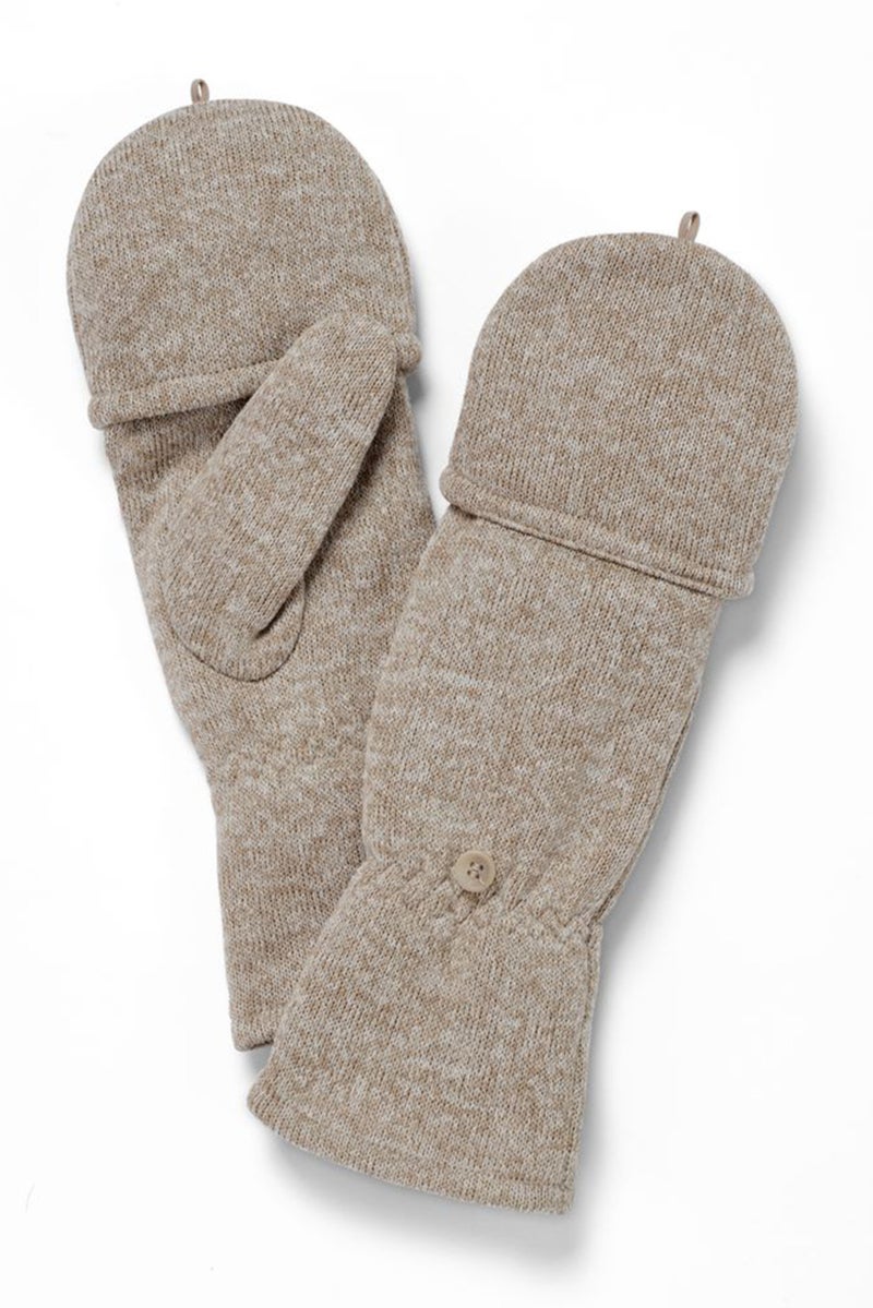 Tchibo Women 1 Pair Textured Gloves, Beige - Image 3